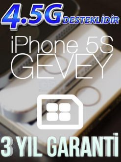 iPhone 5S GEVEY iOS 8 (3_YIL_GARANTİLİ)