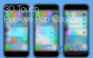 3D Touch (Peek ve Pop) Ekleme 23 – 3D peek ve pop özelliği