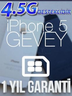 iPhone 5 YENİ NESİL GEVEY | SİM GEÇERLİ DEĞİL Sorunu Çözümü 11 – 5 gevey 1yilgaranti