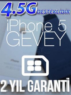 iPhone 5 GEVEY iOS 7  (2_YIL_GARANTİLİ)