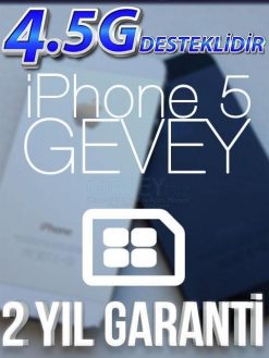 iPhone 5 YENİ NESİL GEVEY | SİM GEÇERLİ DEĞİL Sorunu Çözümü 23 – 5 gevey 2yilgaranti