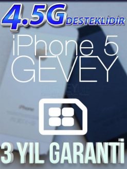 iPhone 5 GEVEY iOS 7  (3_YIL_GARANTİLİ)