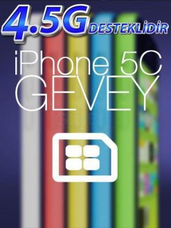 iPhone 5C GEVEYLER iOS 10 - 4.5G 22 – 5c gevey