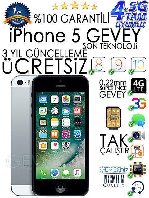 iPhone 5 GEVEY iPhone 5 GEVEY YENİ NESİL GEVEY iOS10 | TAK ÇALIŞTIR 1 – iPhone 5 GEVEY