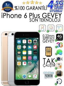 ”YENİ NESİL” KURULUMSUZ(TAM_OTOMATİK) iPhone 6 Plus GEVEY iOS 10 (1_YIL_GARANTİLİ)