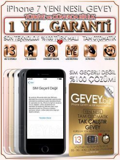 iPhone 7 YENİ NESİL GEVEY iOS 13 (1 YIL GARANTİLİ)