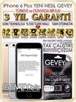 iPhone 6 Plus YENİ NESİL GEVEY-iOS 12-SİM GEÇERLİ DEĞİL Çözümü 4 – iPhone 6plus gevey ios12 3yil garantili