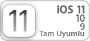 iOS 11 ve Alt Sürümlerle Tam Uyumlu