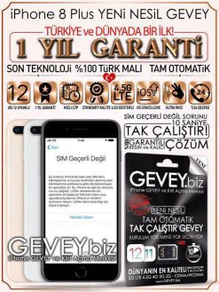 iPhone 8 Plus YENİ NESİL GEVEY iOS12 (1 Yıl Garantili)