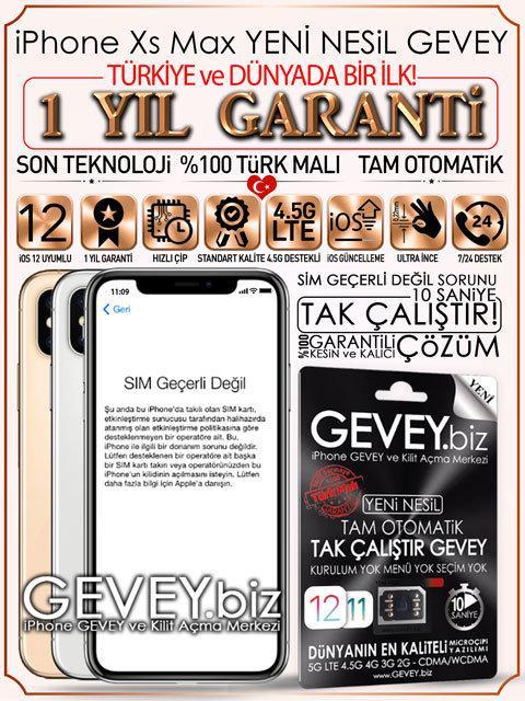 iPhone Xs GEVEY iOS17 SİM GEÇERLİ DEĞİL→%💯 ÇÖZÜM✅ 14 – iPhone xs max 1 YIL GARANTİ ios12