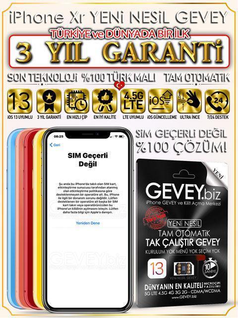 iPhone Xr GEVEY iOS17 SİM GEÇERLİ DEĞİL→%💯 ÇÖZÜM✅ 9 – iPhone xr SİM geçerli değil sorunu çözümü iOS13 3yıl garantili