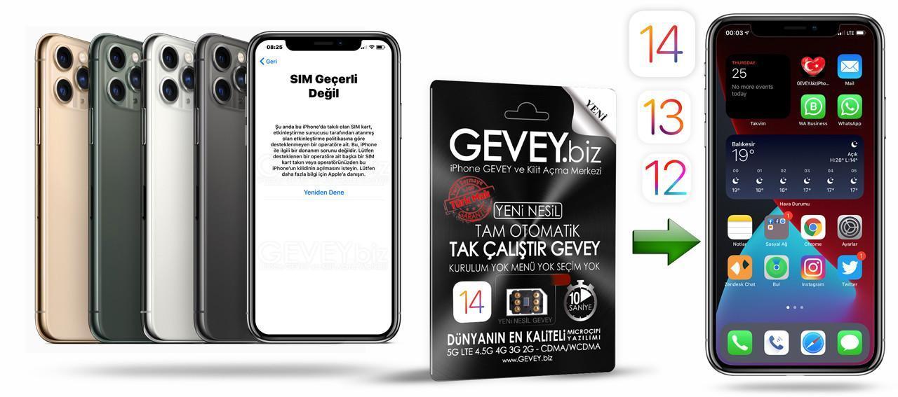 iOS 14 YENİ NESİL GEVEY - iOS 14 SİM GEÇERLİ DEĞİL Sorunu Çözüm 2 – ios14 simgeçerlideğil sorun çözümü 1