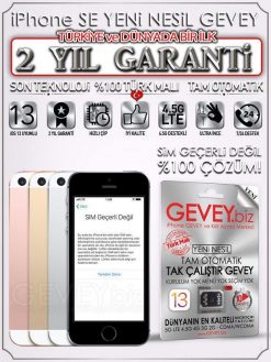 iPhone SE 1.Nesil YENİ NESİL GEVEY iOS12