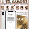 iPhone X YENİ NESİL GEVEY iOS13 (1 YIL GARANTİLİ)