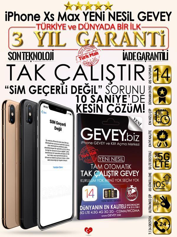 iPhone Xs Max GEVEY iOS17 SİM GEÇERLİ DEĞİL%💯 Çözüm 9 – iPhone xsmax yeninesilgevey 3 YIL GARANTİ iOS14 tak çalıştır