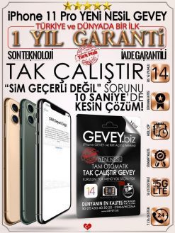 iPhone 11 Pro YENİ NESİL GEVEY iOS14