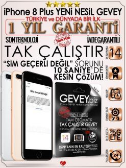 iPhone 8 Plus YENİ NESİL GEVEY iOS14