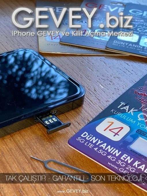 iPhone YENİ NESİL GEVEY-TAK ÇALIŞTIR-GEVEYbiz Marka-10 Saniyede Tamam!