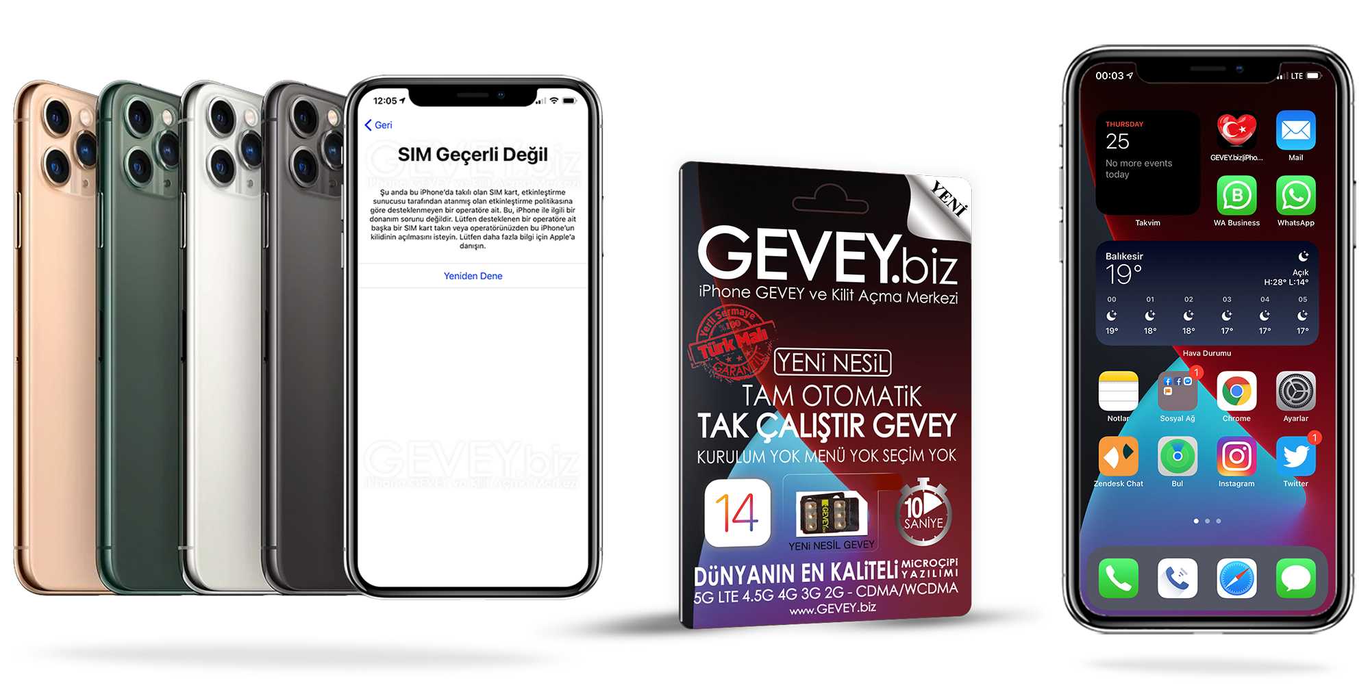 iPhone 11 pro max sim geçerli değil sorun çözümü ios14