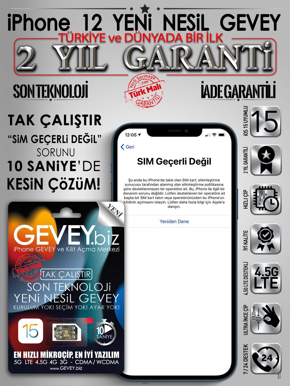 iPhone-12-GEVEY-ios15-sim-gecerli-degil-sorunu-cozumu-2yil-garantili-