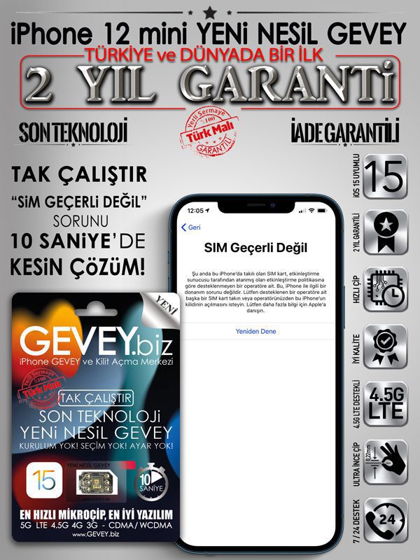 iPhone-12mini-GEVEY-ios15-sim-gecerli-degil-sorunu-cozumu-2yil-garantili.