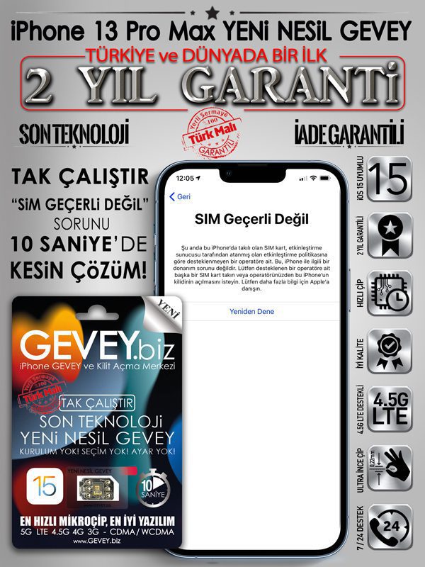 iPhone-13promax-GEVEY-ios15-sim-gecerli-degil-sorunu-cozumu-2yil-garantili