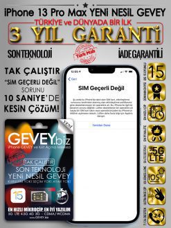 iPhone-13promax-GEVEY-ios15-sim-gecerli-degil-sorunu-cozumu-3yil-garantili