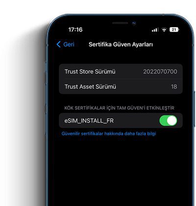 eSİM Ayarları 5 – eSİM ayarlari 06