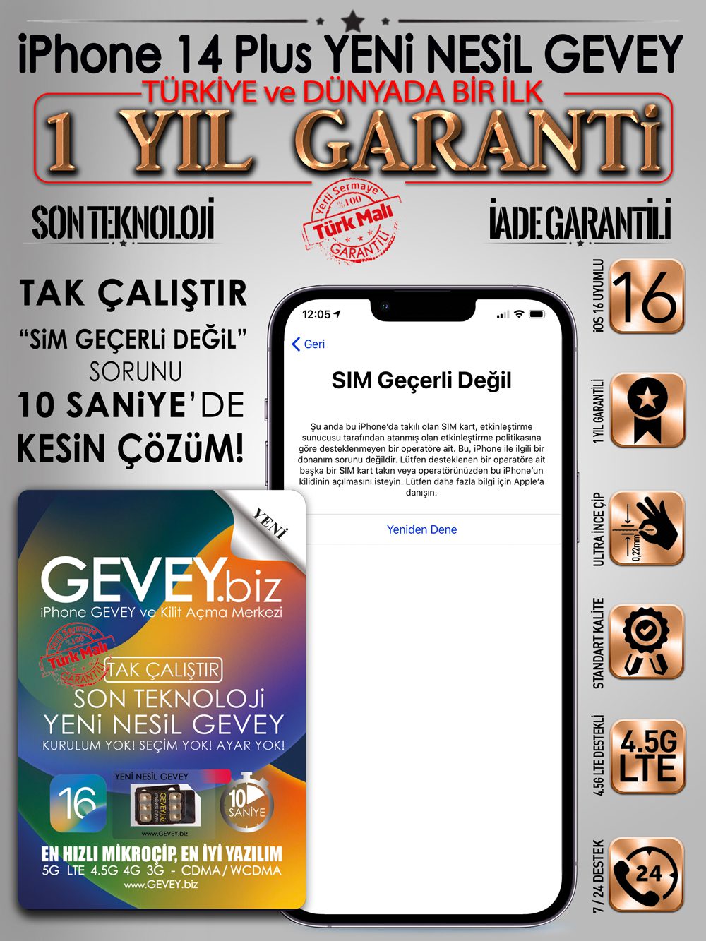 iPhone-14plus-GEVEY-ios16-sim-gecerli-degil-sorunu-cozumu-1yil-garantili-