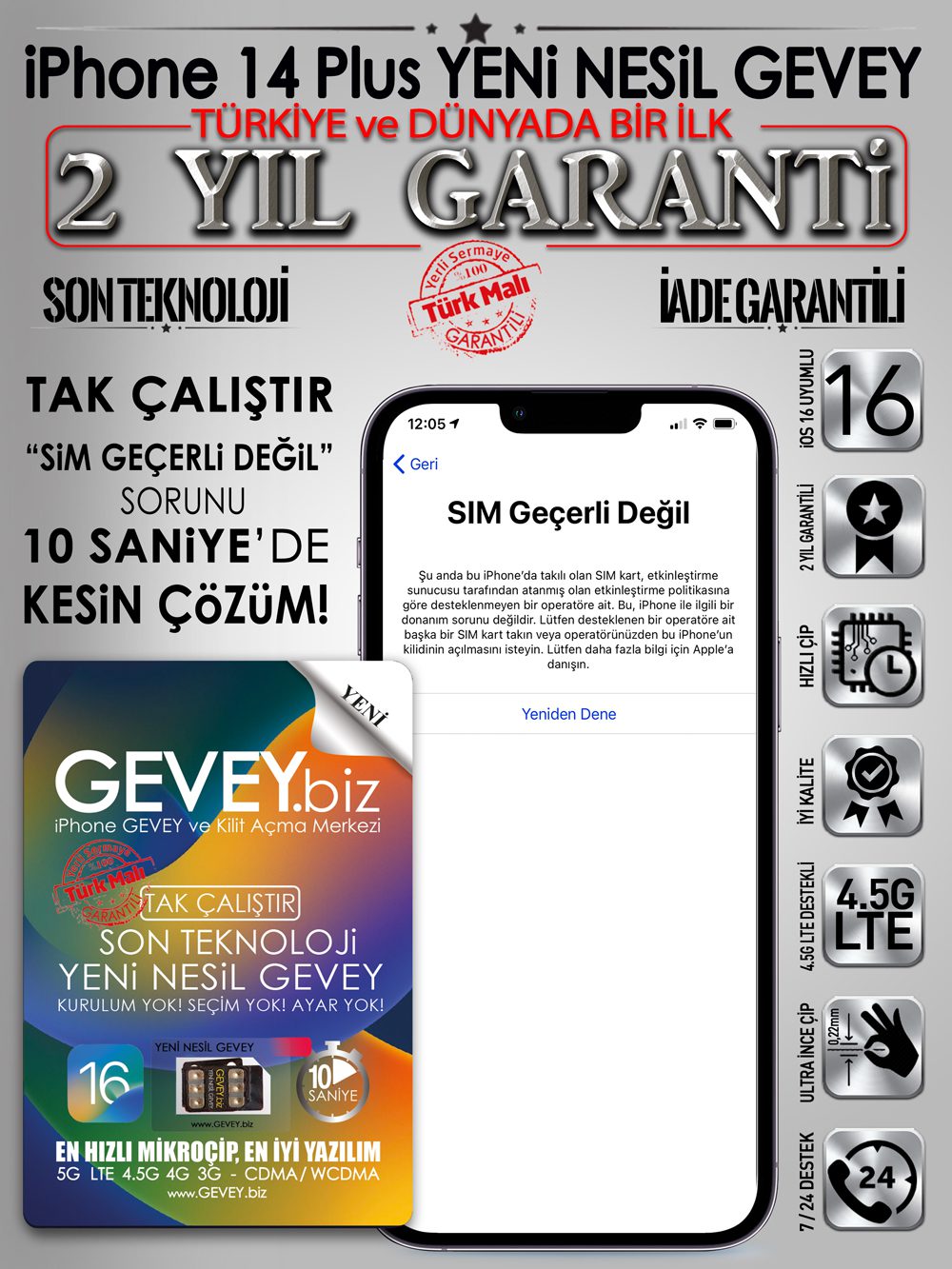 iPhone-14plus-GEVEY-ios16-sim-gecerli-degil-sorunu-cozumu-2yil-garantili-