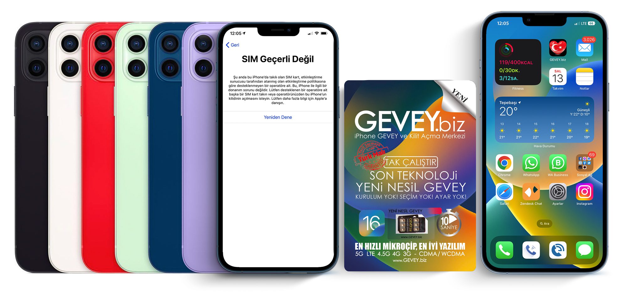 iPhone 12 mini GEVEY - iPhone 12 mini YENİ NESİL GEVEY