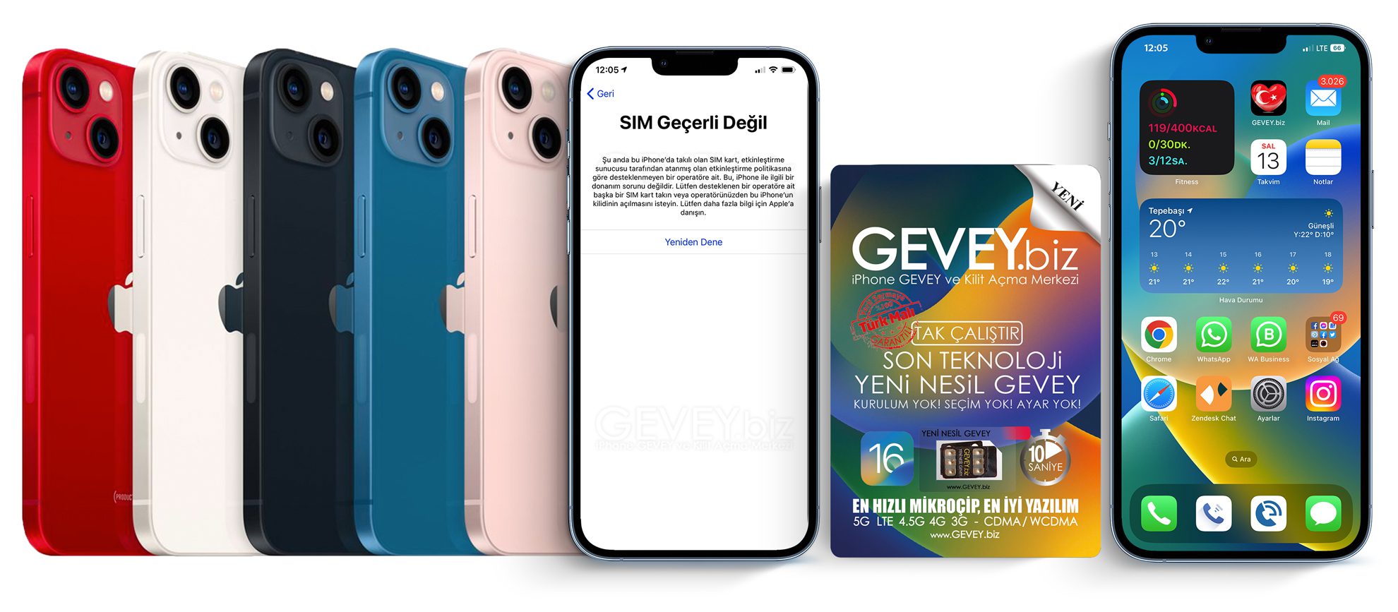iPhone 13 YENİ NESİL GEVEY iOS16 12 – iPhone 13 GEVEY ios16 sim gecerli degil sorunu cozumu