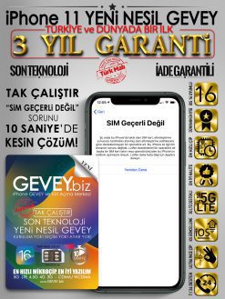 iPhone 11 YENİ NESİL GEVEY iOS16