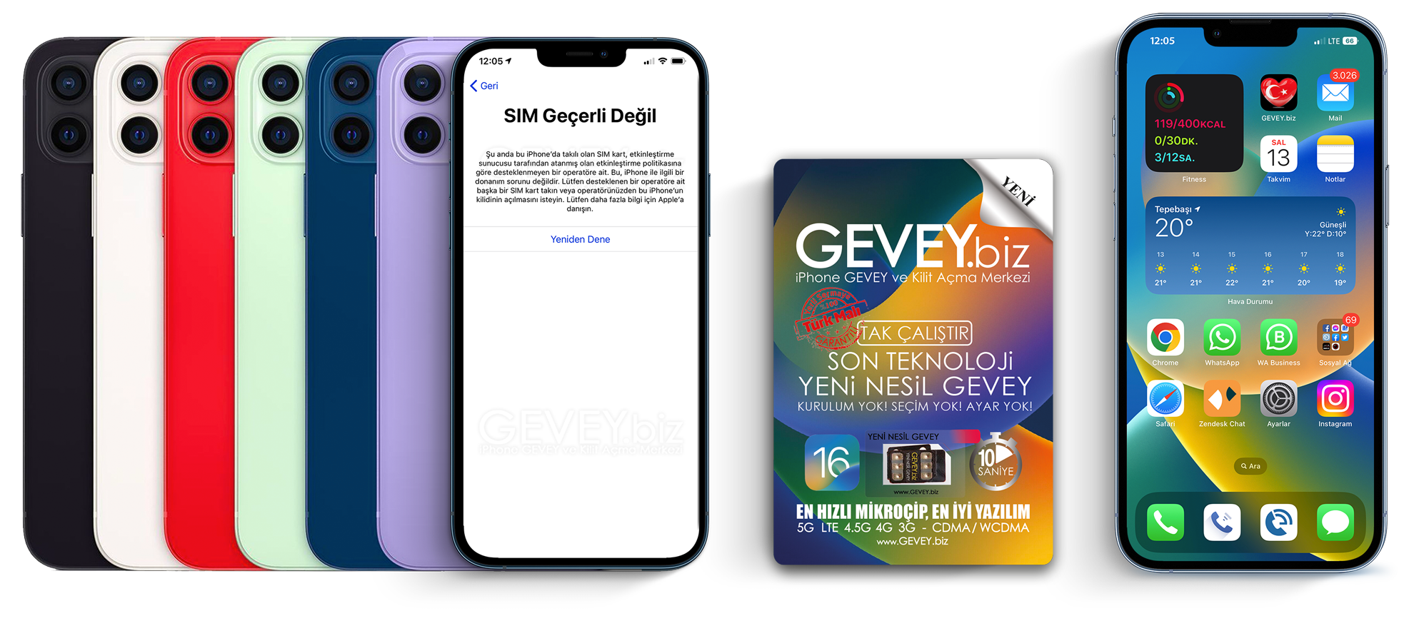 iPhone 12 GEVEY→ SİM GEÇERLİ DEĞİL %💯 GARANTİLİ! 5 – iPhone 12 GEVEY ios16 sim gecerli degil sorunu cozumu