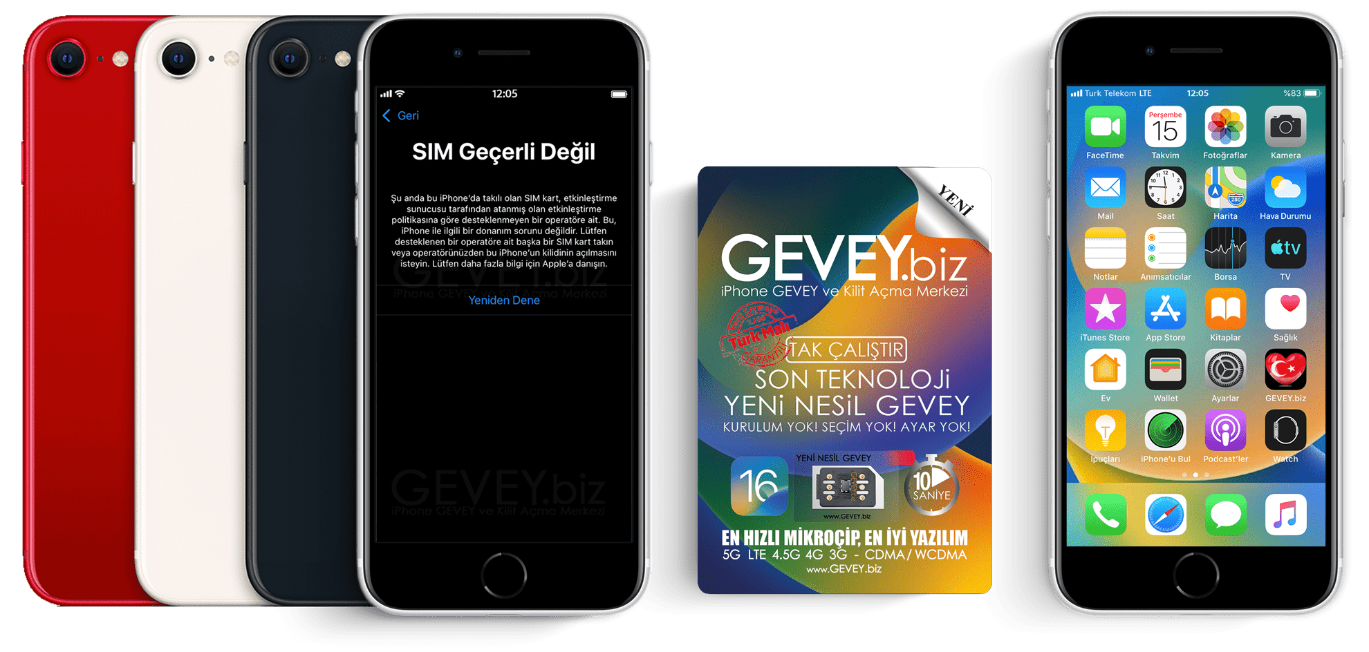 iPhone SE 3.nesil GEVEY ios16-iPhone SE 3.nesil YENİ NESİL GEVEY ios16-