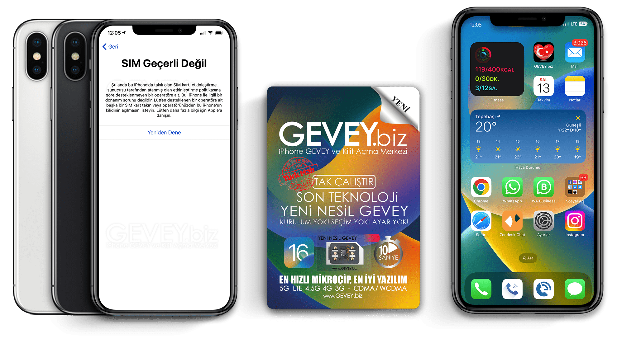 iPhone X YENİ NESİL GEVEY - iPhone X GEVEY iOS 16