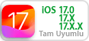 iOS 17 Sürümünü Destekler